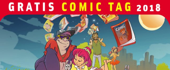 Der 9. Gratis-Comic-Tag findet 2018 am 12. Mai statt