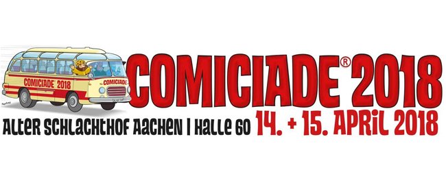 Comiciade in Aachen vom 14. bis 15. April 2018