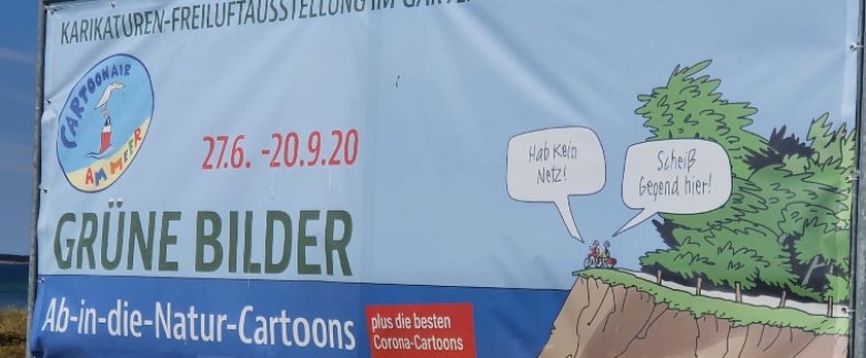 Das Motto in diesem Sommer lautet:  GRÜNE BILDER - noch zu sehen bis 20.9.20