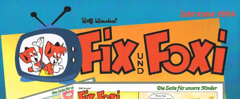 Fix und Foxi - Onepager aus der Fernsehwoche
