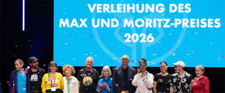 22. Internationaler Comic-Salon Erlangen – 4. bis 7. Juni 2026 - Max und Moritz-Preis 2026 in acht Kategorien vergeben